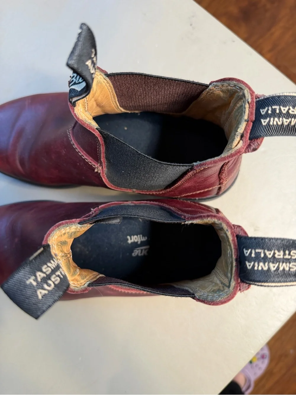 Blundstone Red Classic Chelsea Boots Size 5.5AU Leather Women's US 8.5 Men’s 6.5